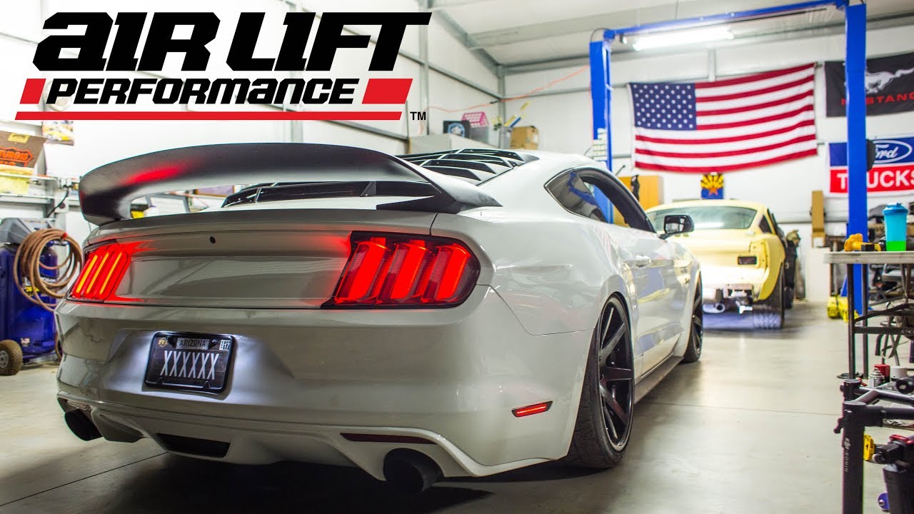 Airlift Performance 3H Install: Mustang GT S550 (BAGGED😍)