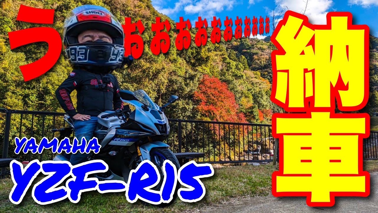 【納車】ヤマハYZF-R15を購入しました【走行レビュー】