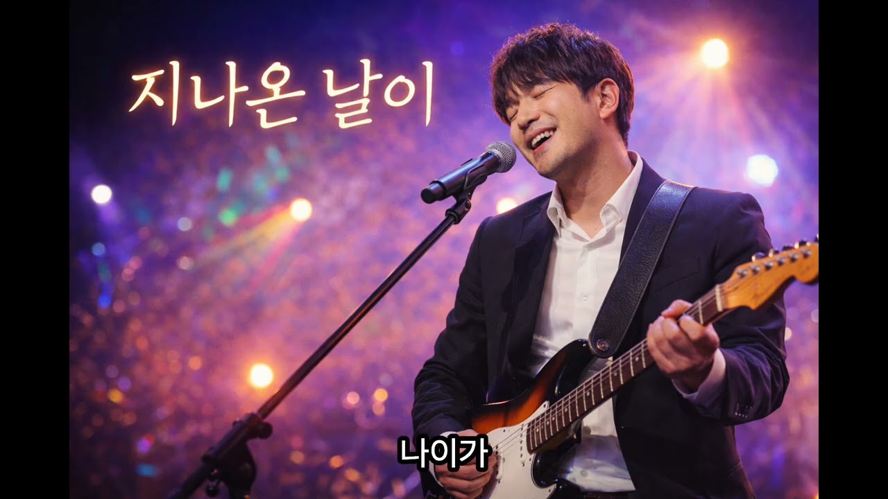 지나온 날이 | AI 음악 | 발라드 트로트 | 남자 싱글 보컬