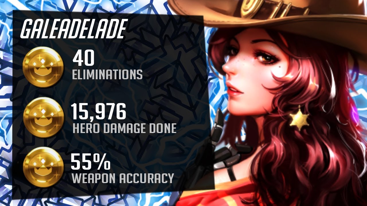 Top 94 McCree Gameplay - Gale! 40 elims! [ Overwatch Season 28 Top 500 ]