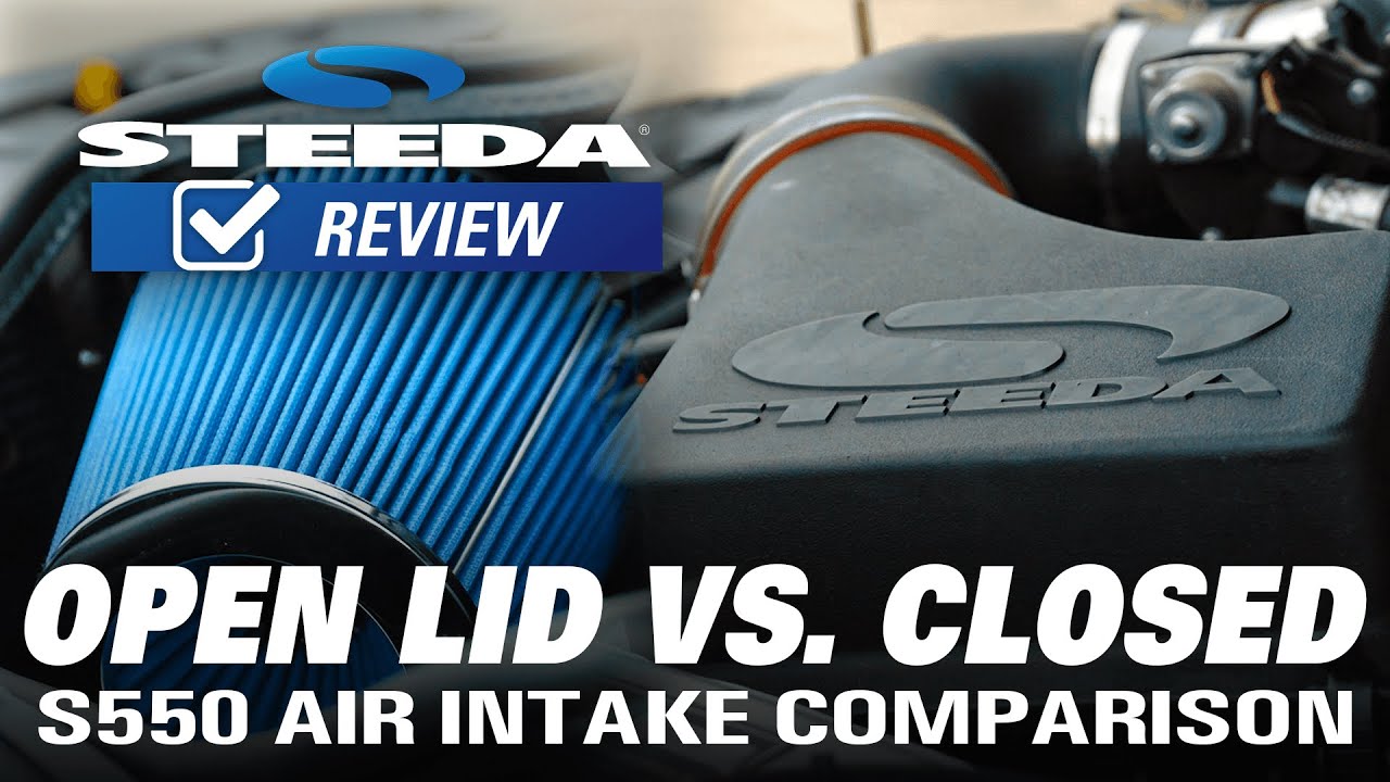 2015-2023 Mustang Open vs. Closed Lid Air Intakes | Steeda Review