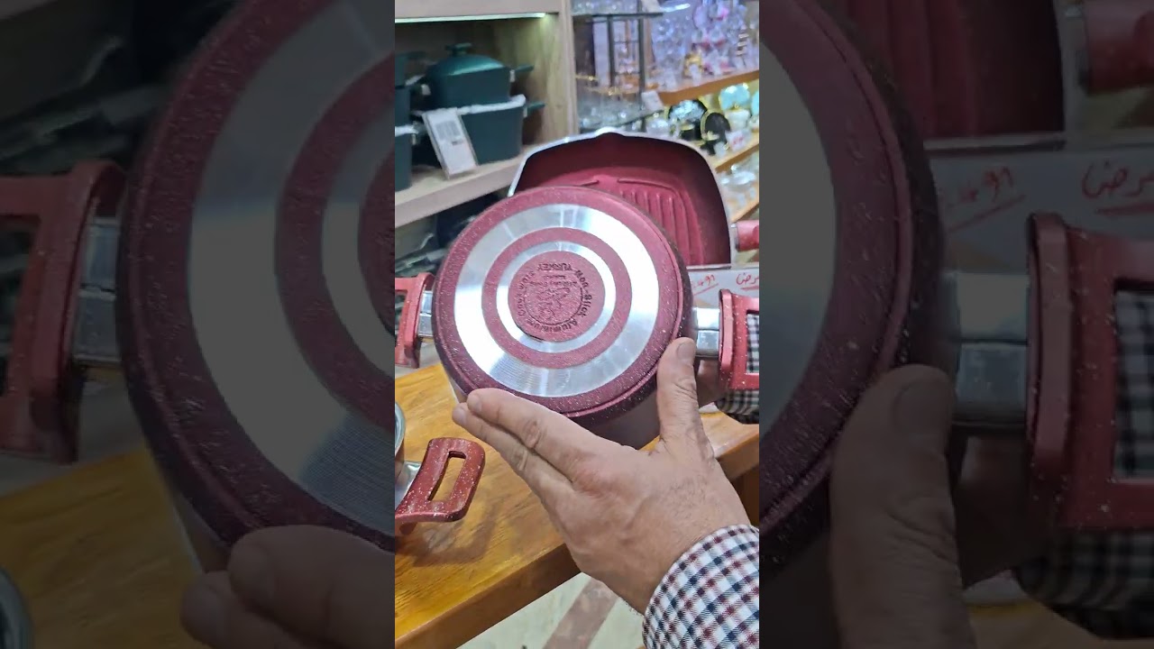 عرض اليوم 🔥طقم حِلَل جرانيت 9 قطع✔️ يد بكاليت عازلة للحرارة