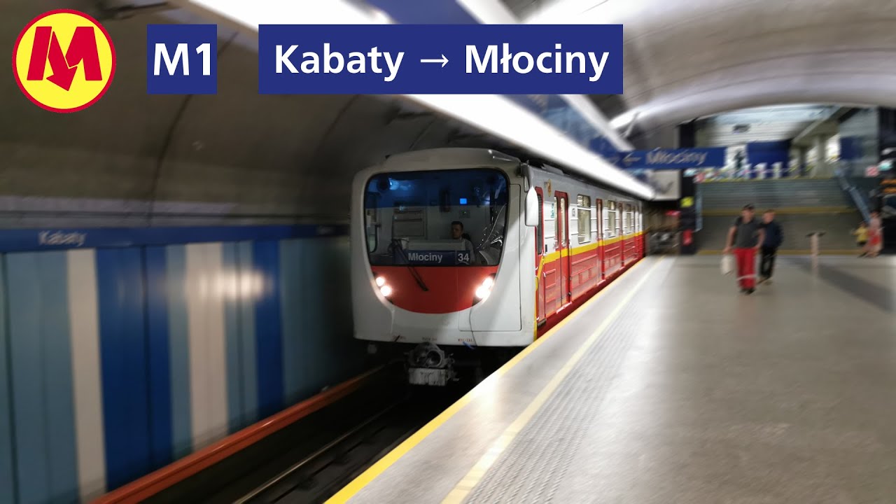 Varsó | 1-es metró | Kabaty → Młociny |