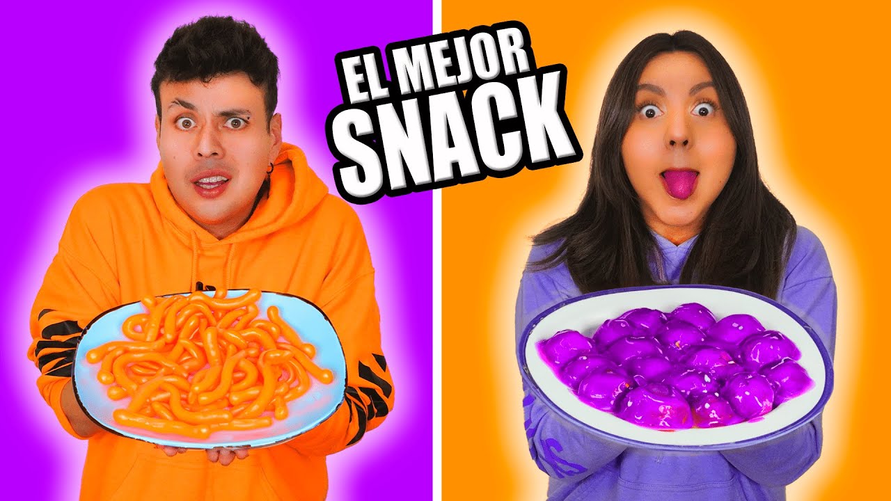 24 HRS COMIENDO UN SOLO COLOR DE SNACKS