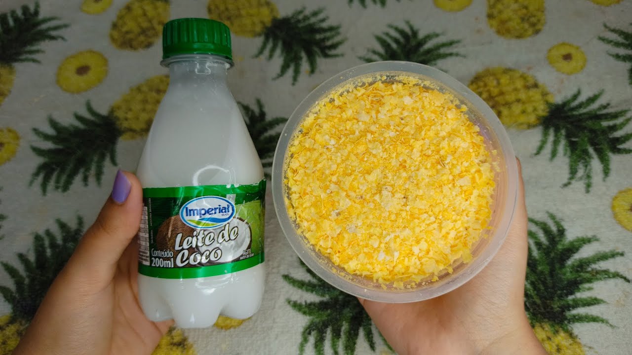MISTURE FLOCÃO COM LEITE DE COCO E NÃO VAI MAIS QUERER PÃO NO CAFÉ DA MANHÃ OU LANCHE
