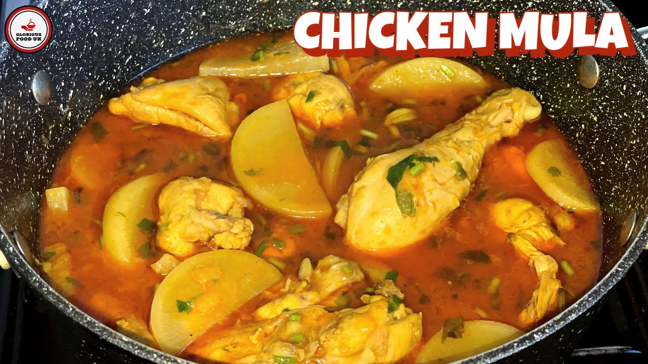 EASY DELICIOUS CHICKEN MULA RECIPE সহজ ও সুস্বাদু চিকেন মুলা রেসিপি CHICKEN WHITE RADDISH RECIPE
