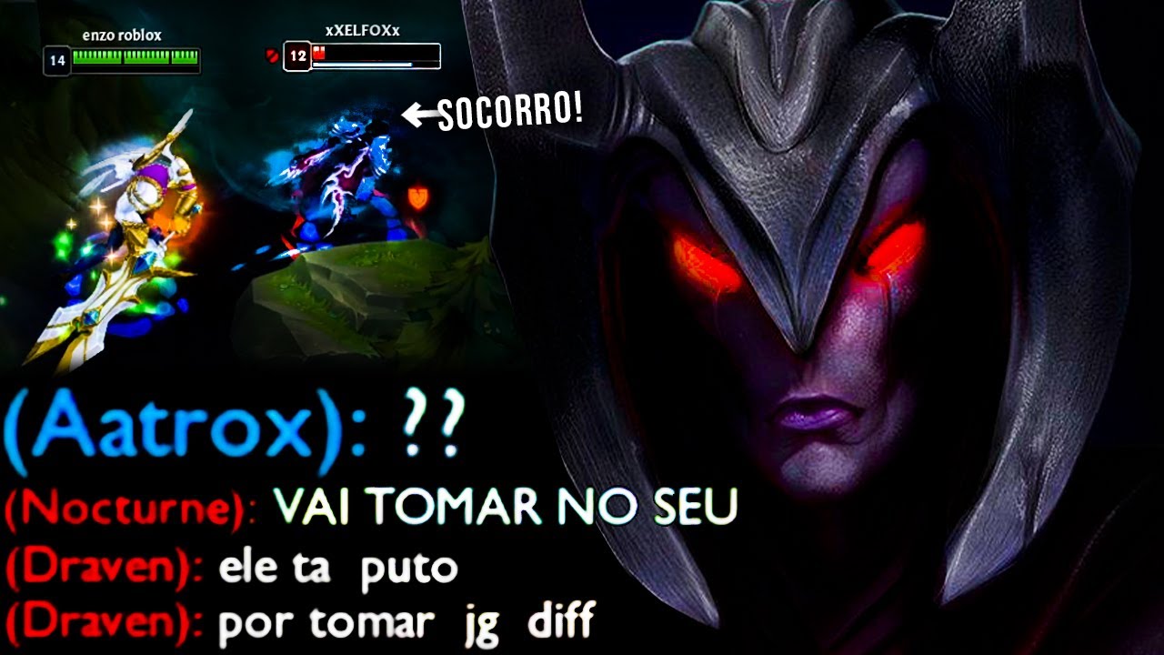 NÃO XINGA EU NÃO KKKKK AATROX QUE É ROUBADO UÉ 😂