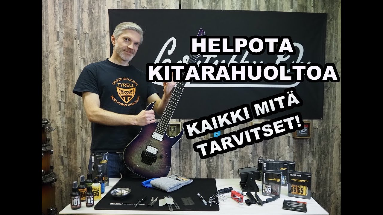 Kitarahuollon tietopankki - Kaikki tarvittavat työkalut