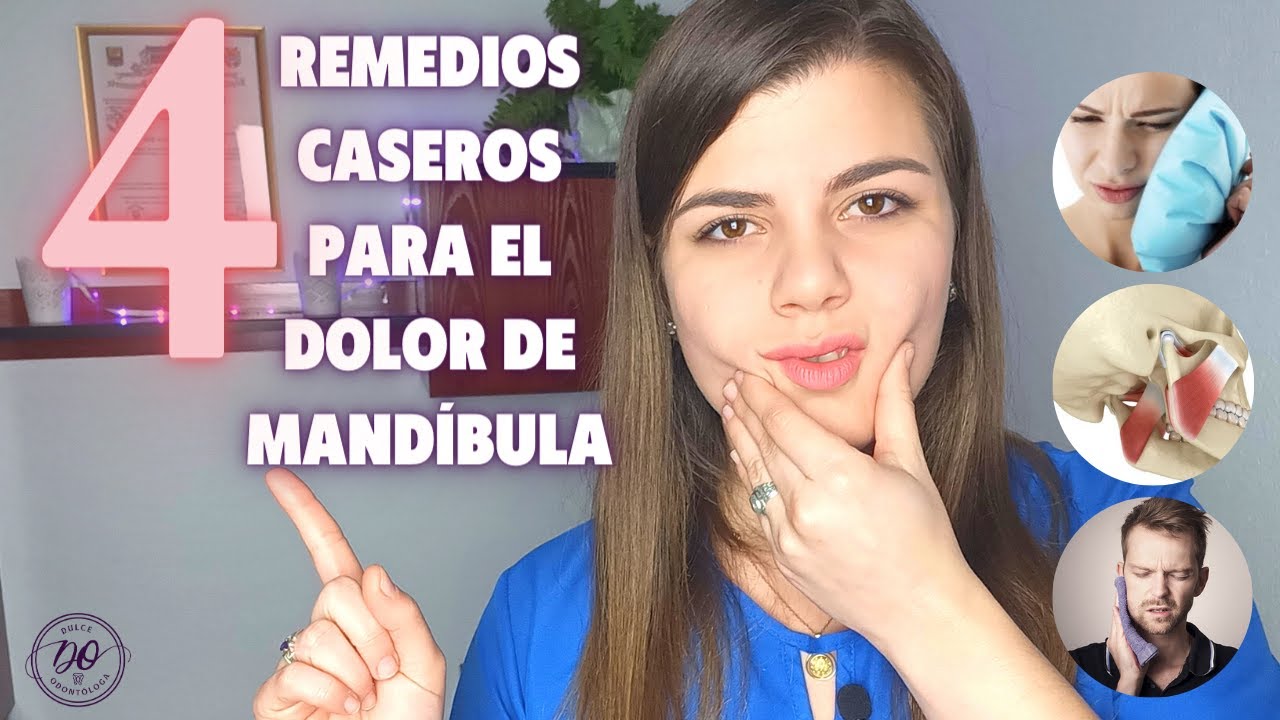 👉 4 REMEDIOS CASEROS para el DOLOR DE MAND&Iacute;BULA 🏠🦷😉