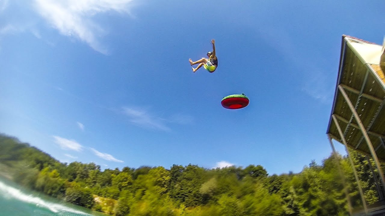 Crazy French Water Park | GoPro Water Slide Madness