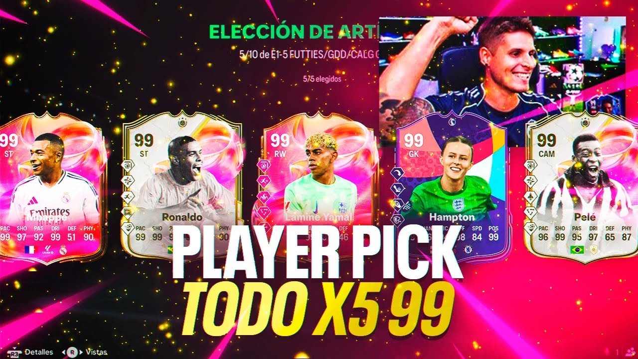 ABRO MUCHOS PLAYER PICKS DE 5 JUGADORES 99 Y SACAMOS COSAS INCREIBLES!! | FC 25