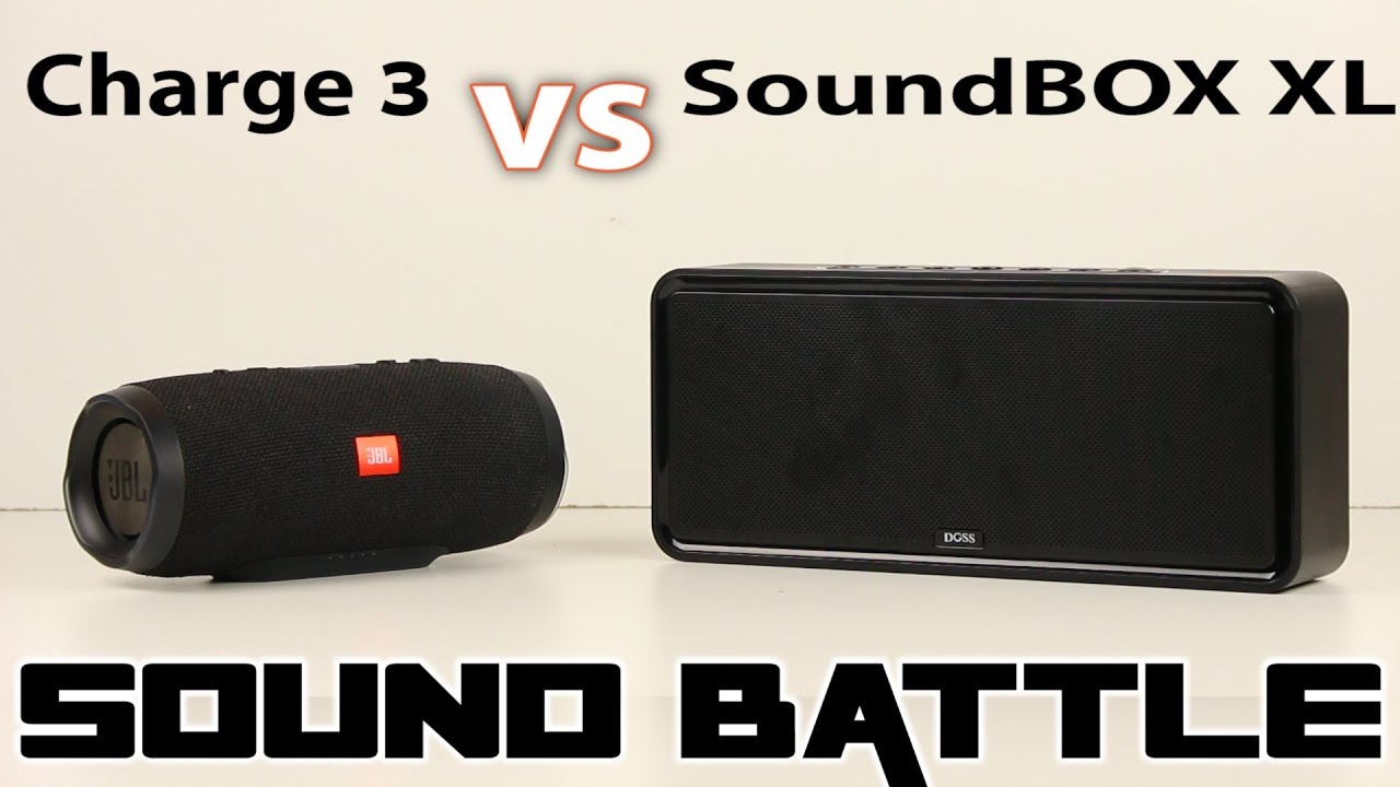 SoundBox XL VS Charge 3 :SoundBattle