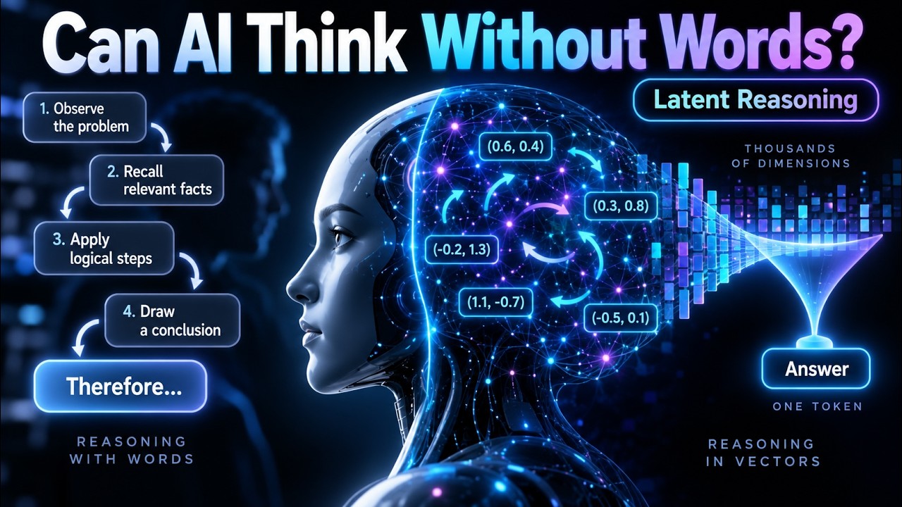 Can AI Think Without Words? (Latent Reasoning)