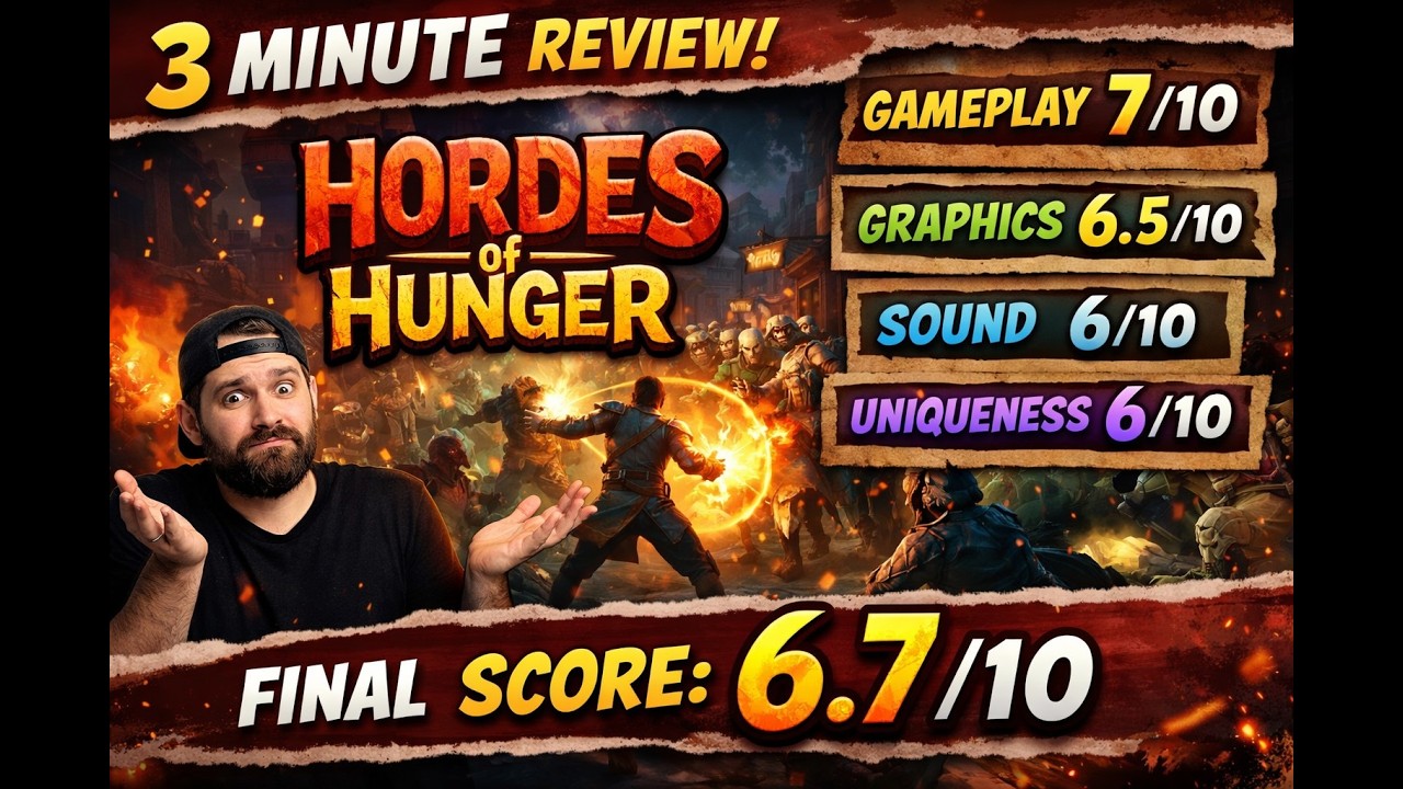 Is Hordes of Hunger Actually Good? Brutal 3 Minute Review