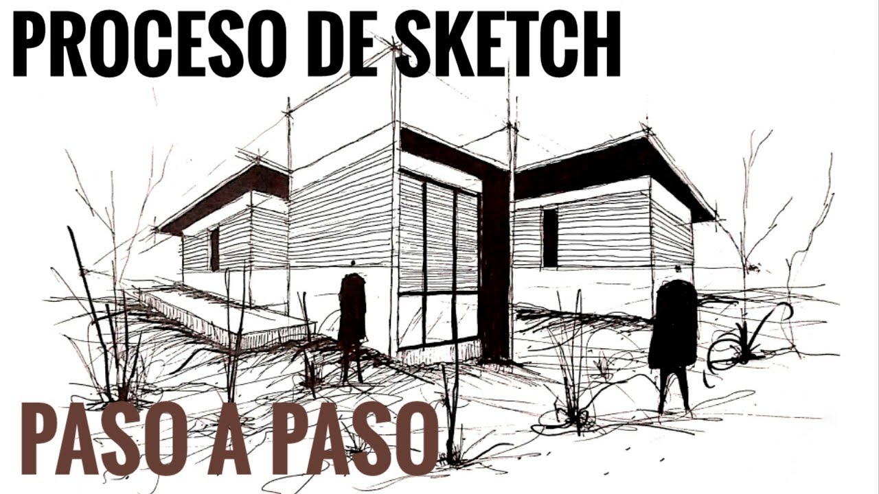 Croquis arquitectónico a mano alzada | croquis arquitectura | Sketcharq