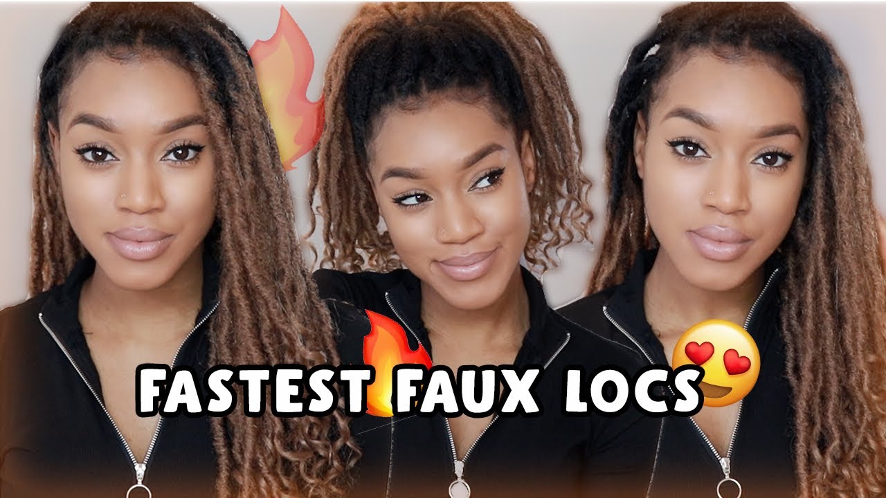 FASTEST Most Natural Faux Locs + HowTo Prep 4C Hair for Protective Styles | Princessa Beauty Supply
