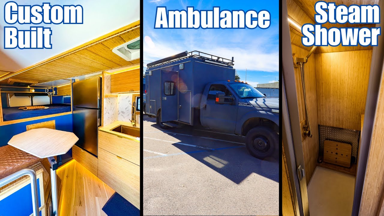 Ambulance Conversion with STEAM Shower
