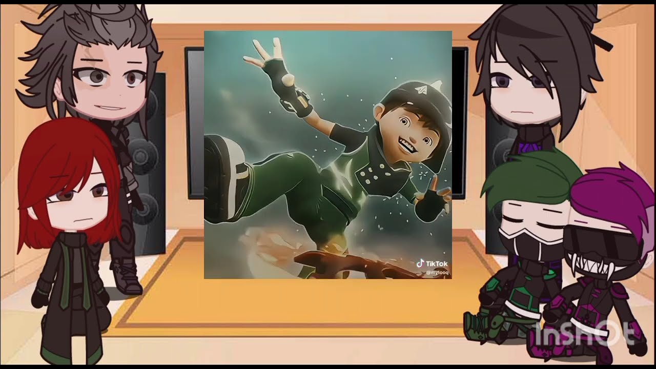 Numerous [REACT] to BoBoiBoy 💥Gacha club 💥 part?? #ejenali #boboiboy #gachaclub #reaction