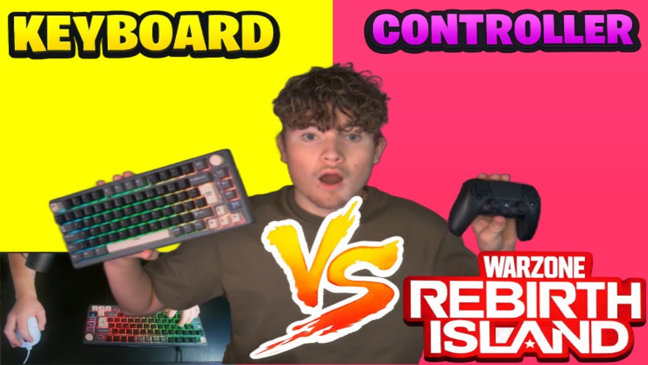 Controller VS Keyboard & Mouse (Handcam) in Warzone