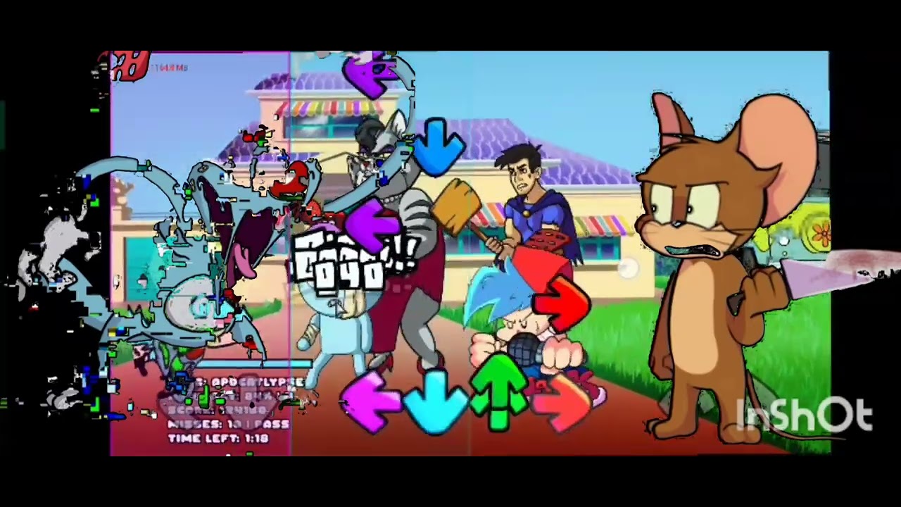 FNF Apocatlypse OGGY VS Jerry sing it but Jerry Getting more intense!