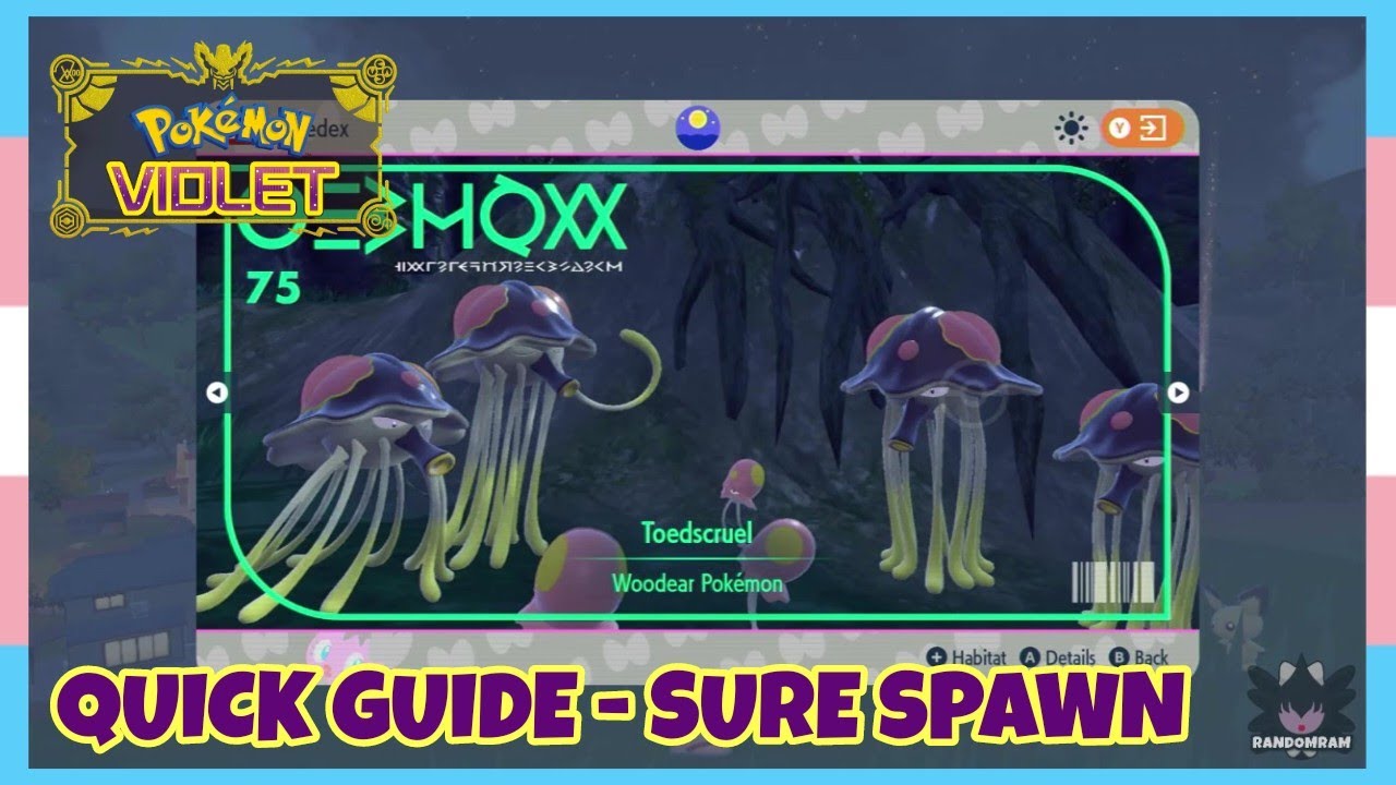 *Fixed Spawn* Where To Catch Toedscruel In Pokemon Scarlet & Violet *The Teal Mask* | Quick Guide
