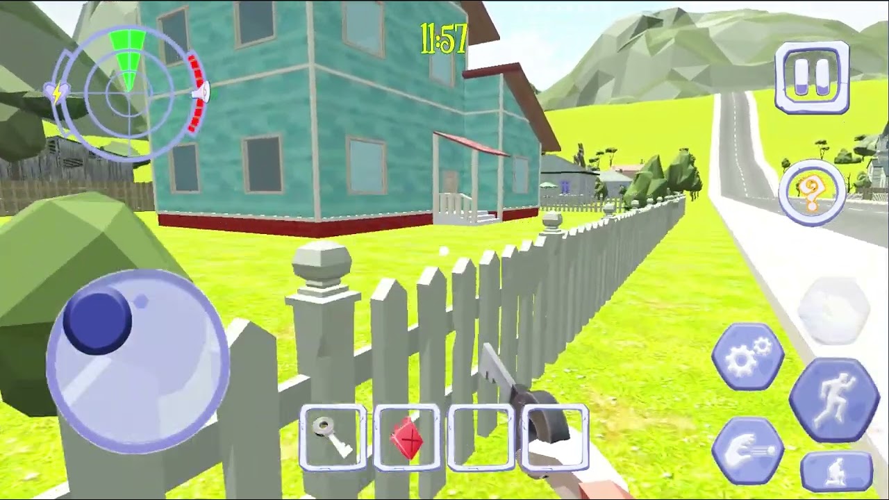 First Version Scary Clown Man Neighbor GamePlay / Scary Clown Man Neighbor #4