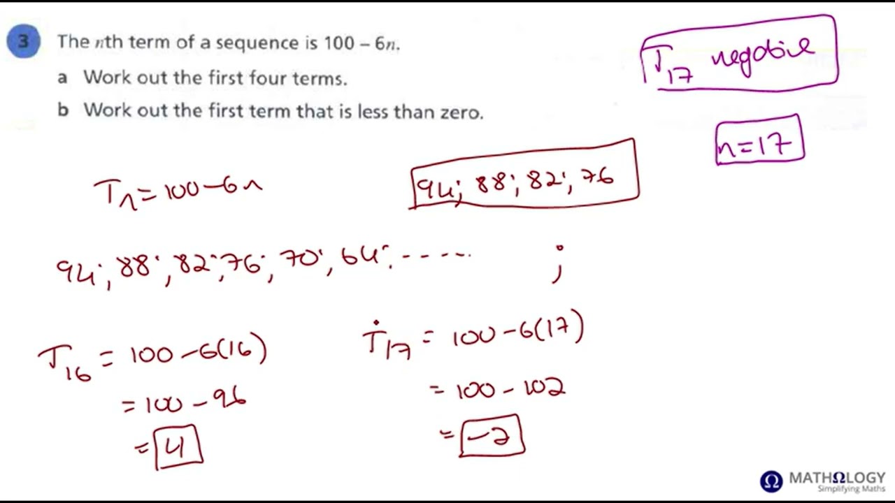 IGCSE Extended: Exercise 17B