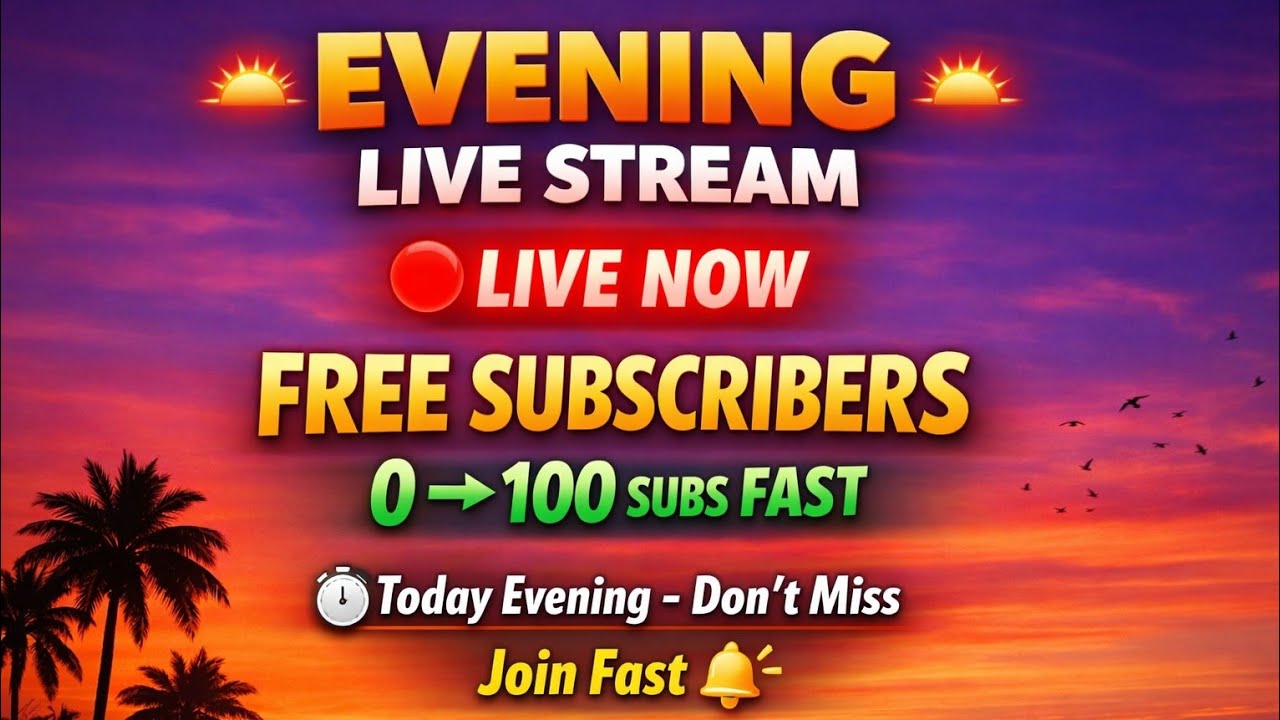 ✌️ youtube Live Channel Promotion And Channel Checking