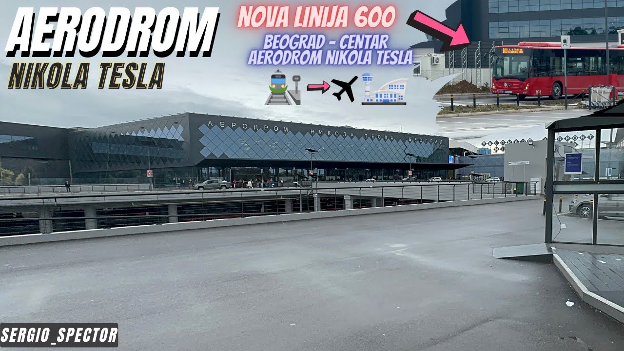 Nova linija 600 koja povezuje Železničku stanicu Beograd - Centar i Aerodrom Nikola Tesla #beograd