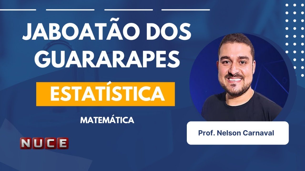 CONCURSO JABOATÃO DOS GUARARAPES - ESTATÍSTICA