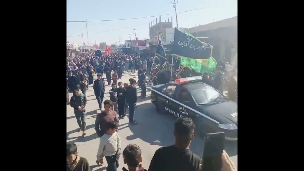 تمثيل وتشييع  الإمام موسى إبن جعفر ع محافظة المثنى  قضاء الخضر ٢٠٢٢