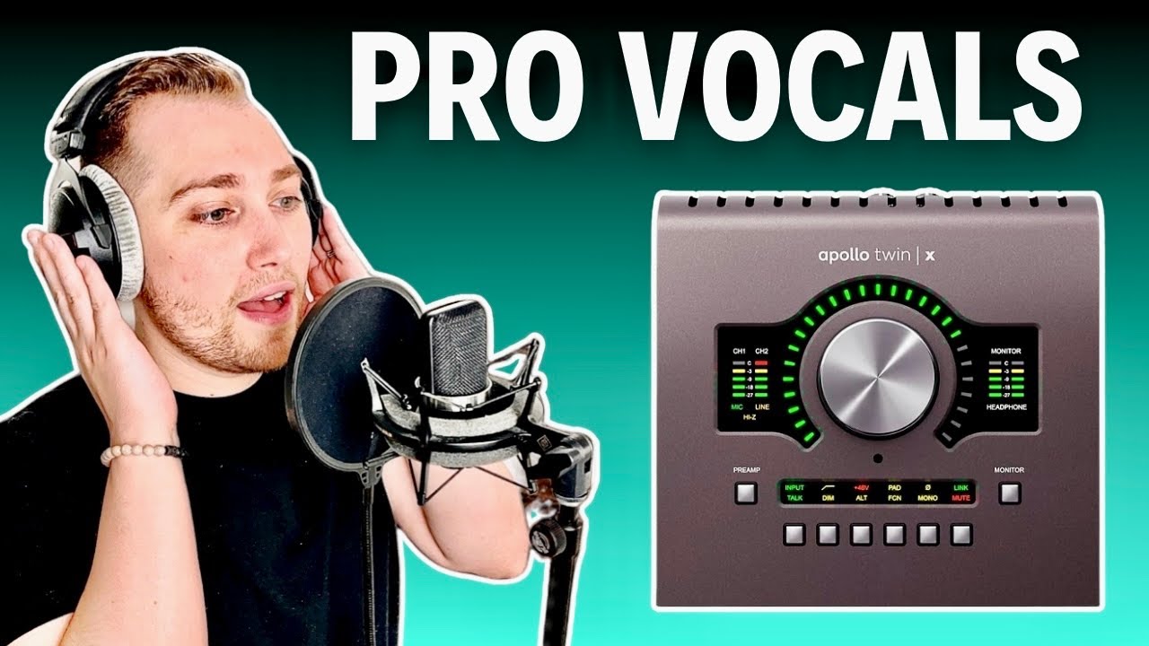 How To Record VOCALS With The APOLLO TWIN + UAD