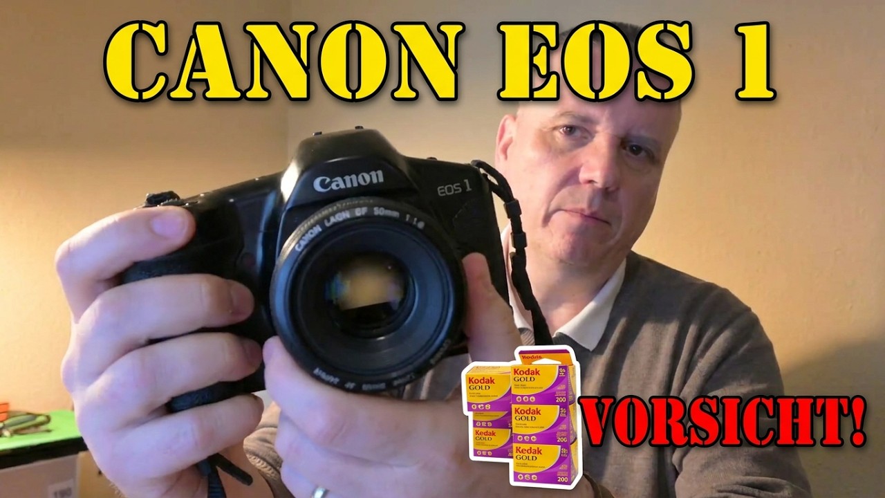 Fotografie: Canon EOS 1 funktioniert, abgelaufener Kodak Film ist OK, Vorsicht bei Kleinanzeigen!