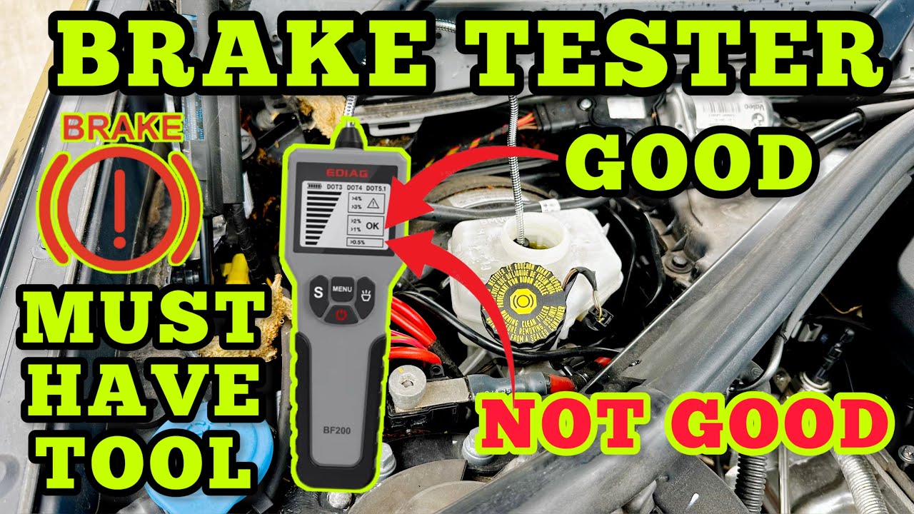 2025 MECHANIC MUST HAVE TOOL Kingbolen BF200 Brake Fluid Tester