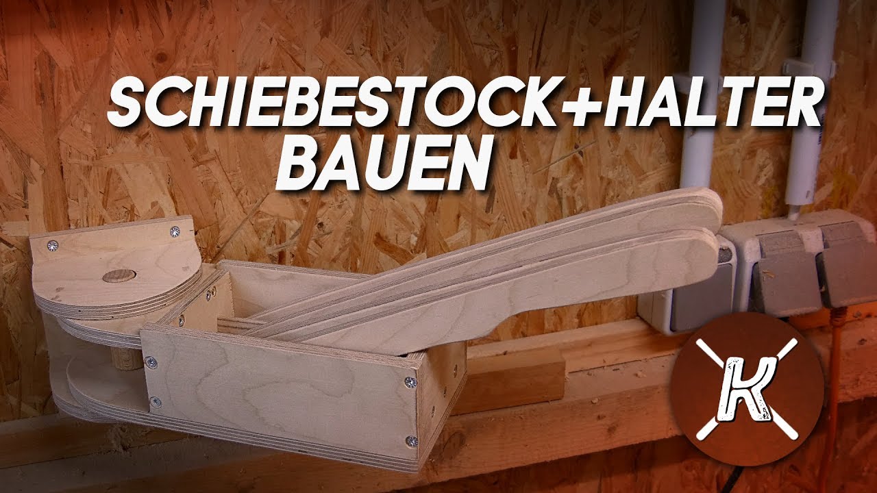 Schiebestock f&uuml;r die Kreiss&auml;ge + Passenden Halter selber bauen
