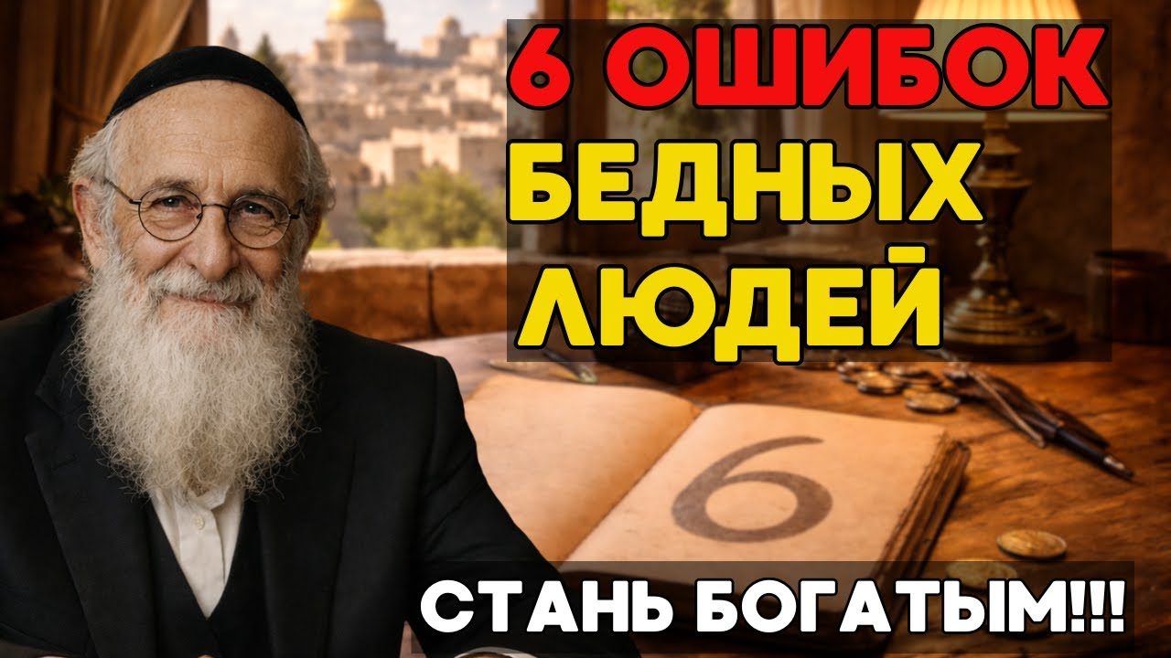 6 Ошибок Бедных Людей Каждый День. Перестань Быть Бедным в 2026