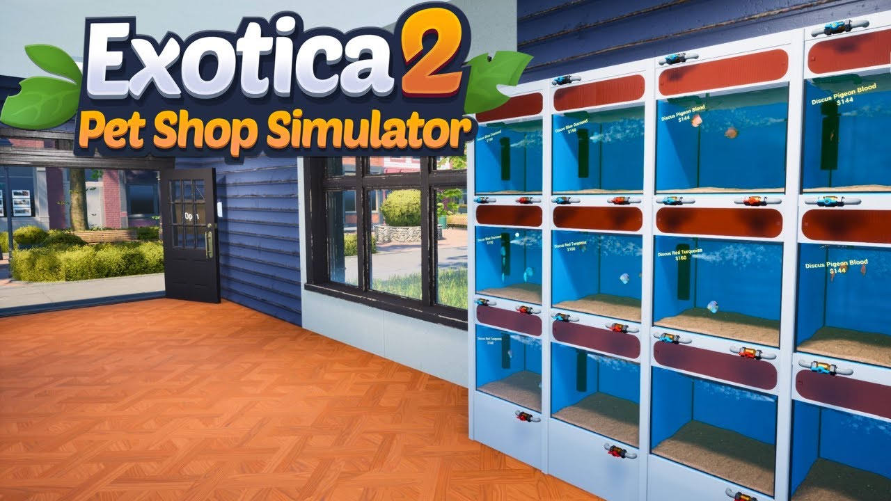 Opening Day! Exotica 2: Pet Shop Simulator | First Look