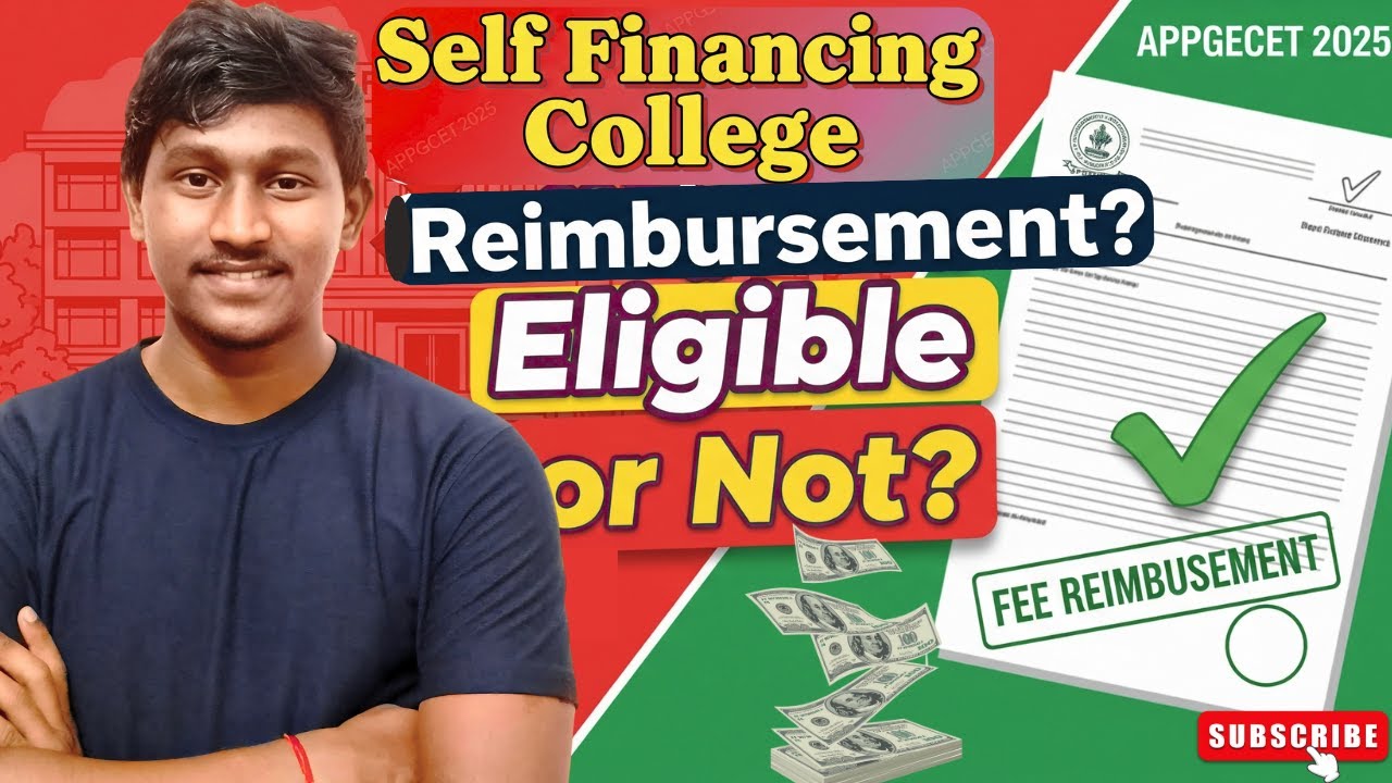 Self Financing lo Fee Reimbursement Untundaa? 🤔 | APPGECET 2025 Full Clarity in Telugu! |#nstechlife