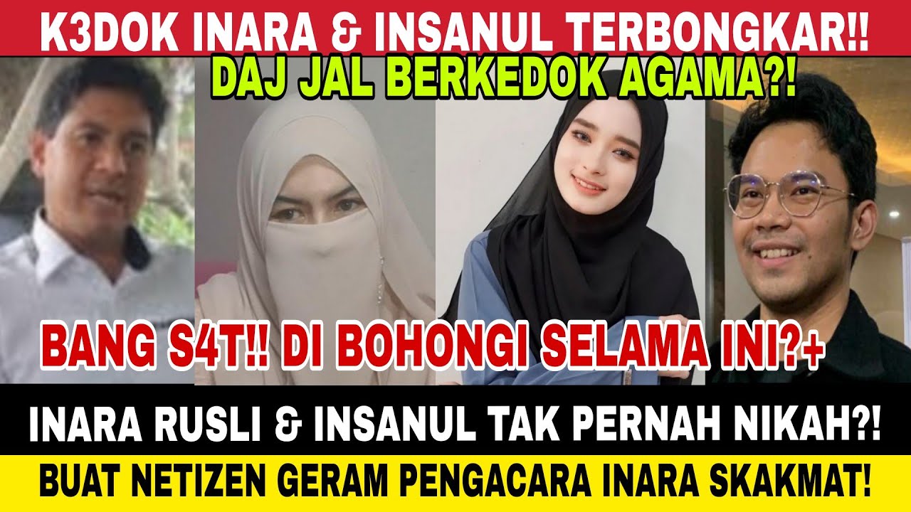 Netizen geram! Inara rusli & insanul fahmi tak nikah sirih?! Wardatina mawa bongkar semua kebohongan
