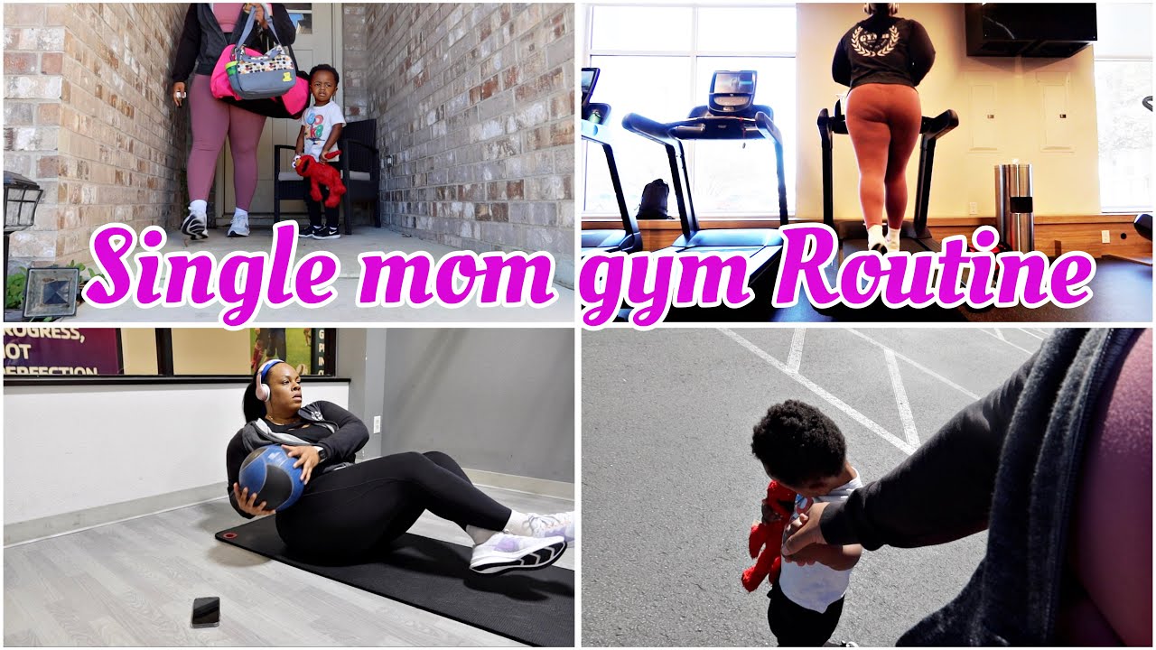 SINGLE MOM OF 5 GYM PREP  ROUTINE & WORK OUT!
