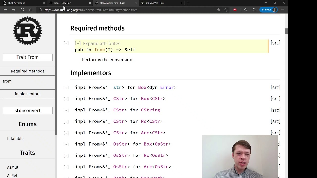 Easy Rust 070: Traits part 8 - implementing the From trait