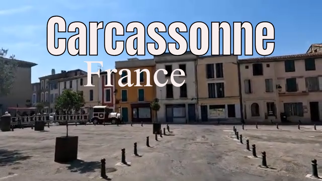 Carcassonne drive 4k- French region