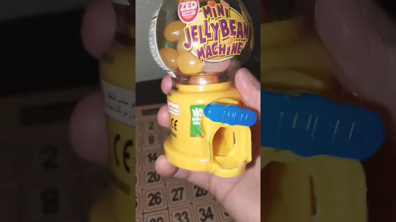 ASMR JELLY BEANS MACHINE CANDY DISPENSER #satisfying #shorts