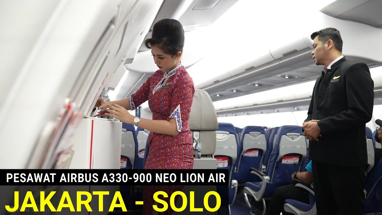 Terbang Dengan Airbus A330-900 Neo Pesawat Terbesar Lion Air dari Jakarta ke Solo