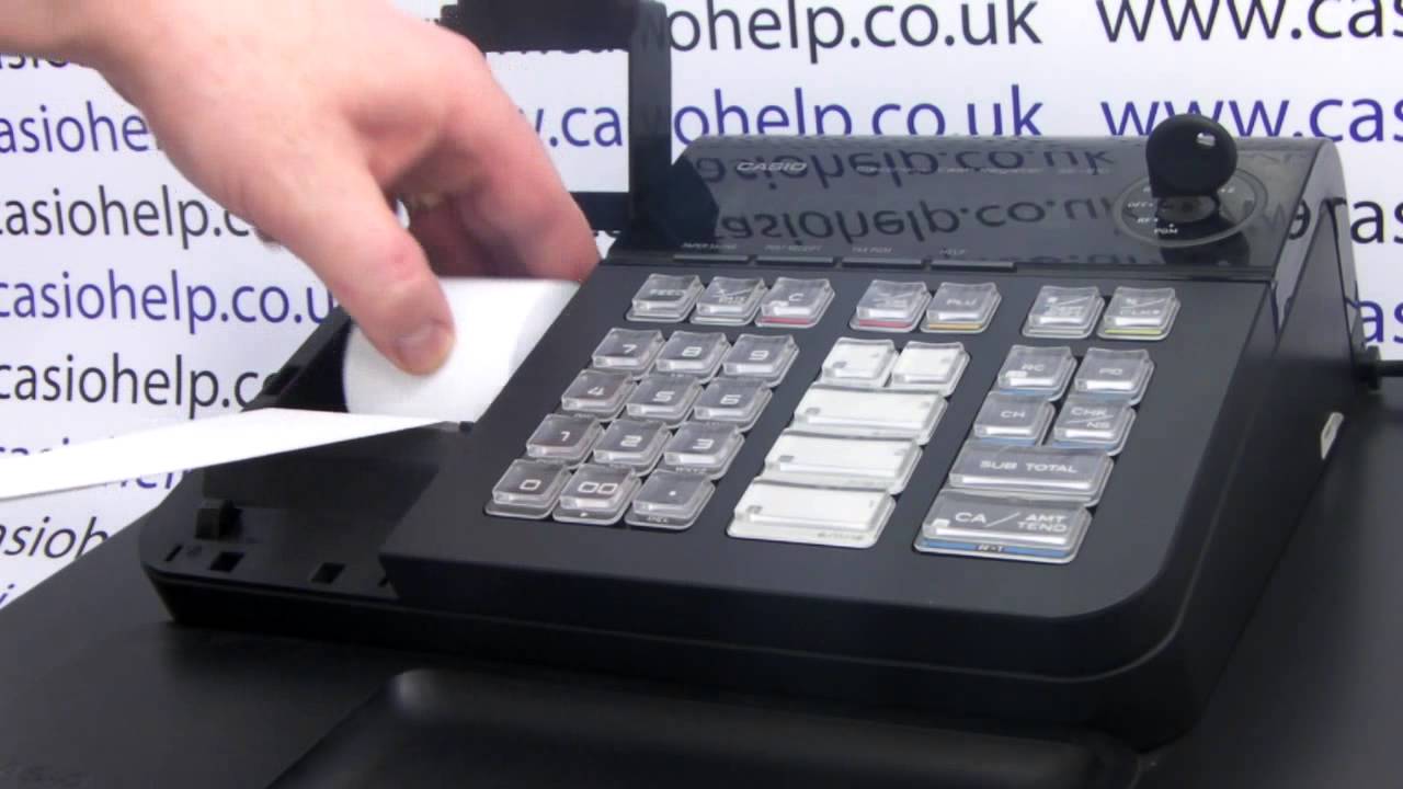 Casio SE-S10 / PCR-T280 Cash Register Set Up Out The Box First Use Instructions