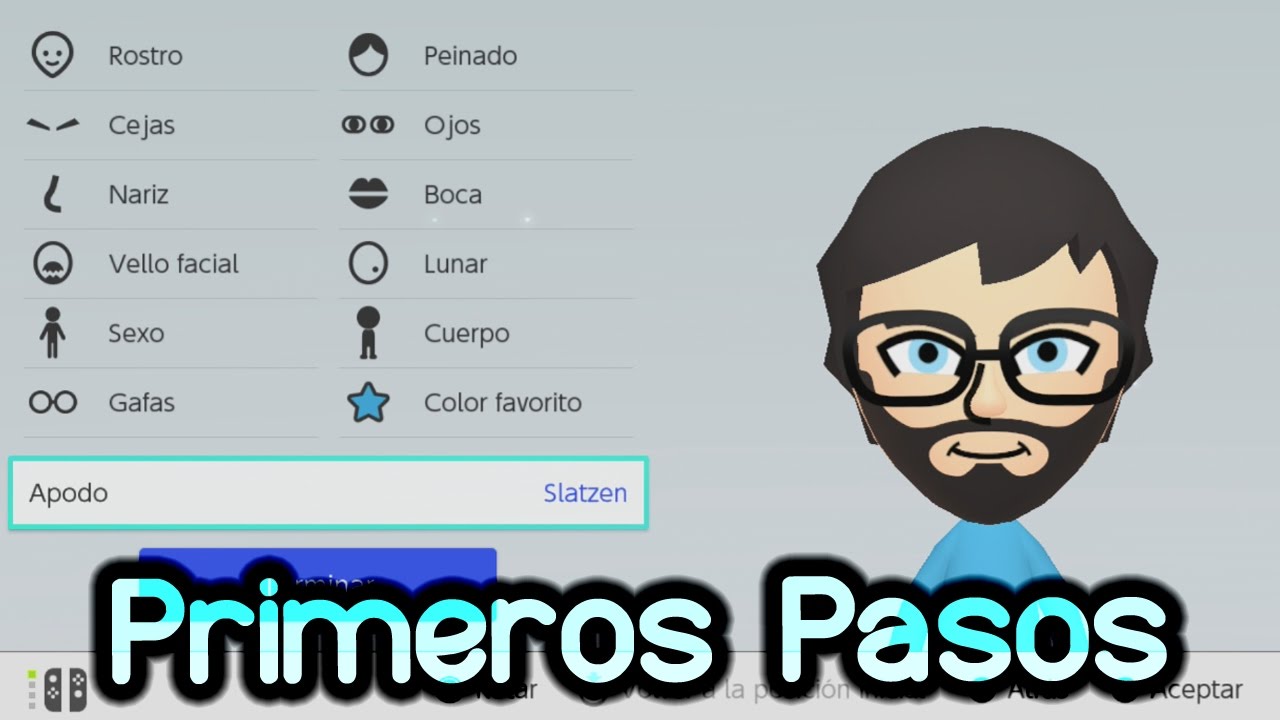 Primeros pasos en Nintendo Switch (Configuración)