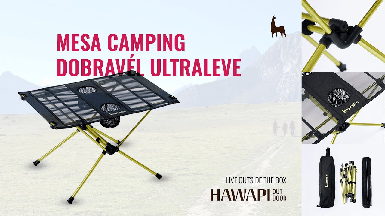 Mesa Camping Dobrav&eacute;l at&eacute; 30kg Ultraleve