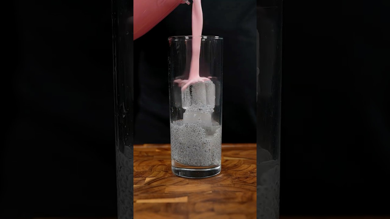 Creamy Rose Milk Sharbath | Classic Indian Summer Cooler #shorts