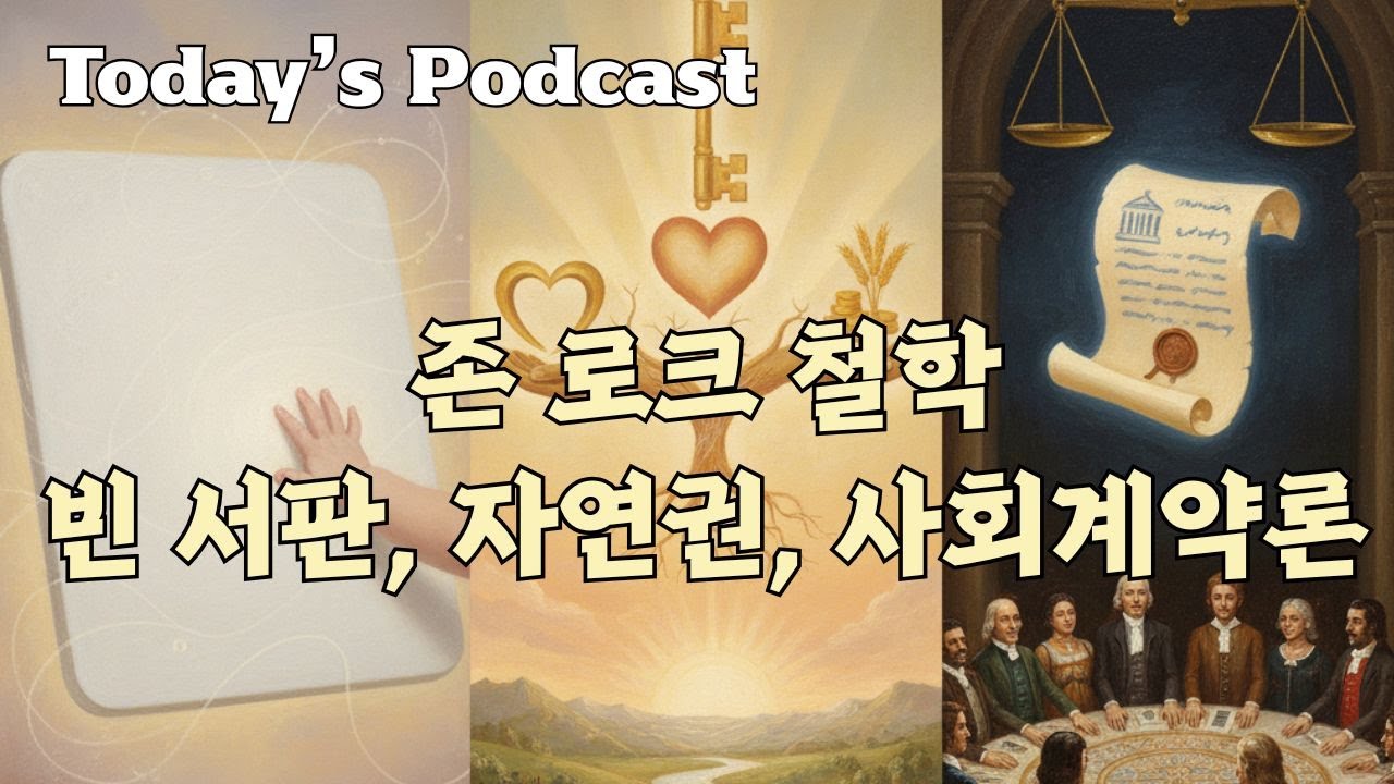 오늘의 팟캐스트(Today's Podcast)/ 존 로크 철학: 빈서판, 자연권, 사회계약론