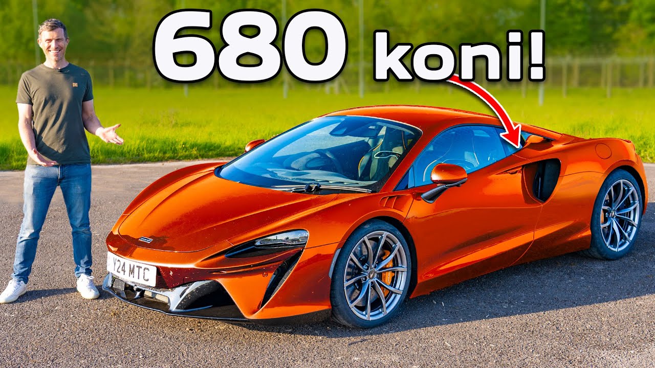 McLaren Artura - recenzja - 0-100, 1/4 mili i driftowanie!